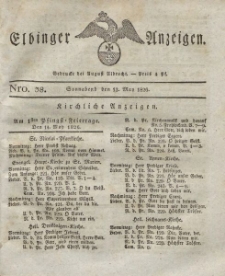 Elbinger Anzeigen, Nr. 38. Sonnabend, 13. Mai 1826