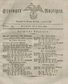 Elbinger Anzeigen, Nr. 44. Sonnabend, 3. Juni 1826