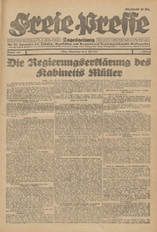 Freie Presse, Nr. 155 Donnerstag 5. Juli 1928 4. Jahrgang