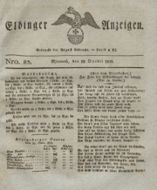 Elbinger Anzeigen, Nr. 83. Mittwoch, 18. Oktober 1826