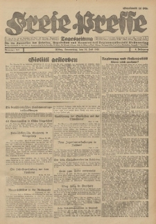 Freie Presse, Nr. 167 Donnerstag 19. Juli 1928 4. Jahrgang