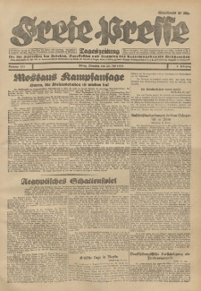 Freie Presse, Nr. 171 Dienstag 24. Juli 1928 4. Jahrgang