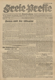 Freie Presse, Nr. 172 Mittwoch 25. Juli 1928 4. Jahrgang