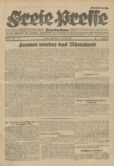 Freie Presse, Nr. 173 Donnerstag 26. Juli 1928 4. Jahrgang