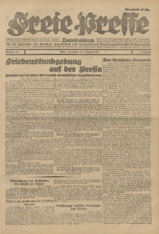 Freie Presse, Nr. 181 Sonnabend 4. August 1928 4. Jahrgang