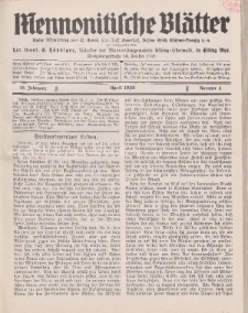 Mennonitische Blätter, April 1933, nr 4, Jahrgang 80.
