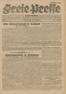 Freie Presse, Nr. 191 Donnerstag 16. August 1928 4. Jahrgang