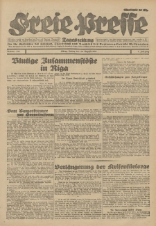 Freie Presse, Nr. 198 Freitag 24. August 1928 4. Jahrgang