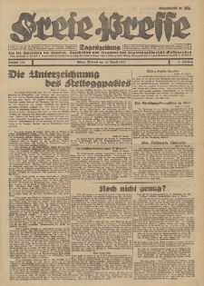 Freie Presse, Nr. 202 Mittwoch 29. August 1928 4. Jahrgang