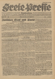 Freie Presse, Nr. 203 Donnerstag 30. August 1928 4. Jahrgang