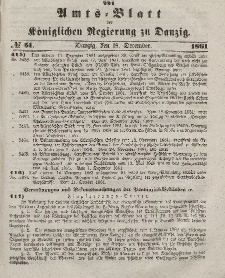 Amts-Blatt der Königlichen Regierung zu Danzig, 18. Dezember 1861, Nr. 51