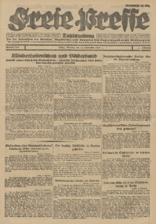 Freie Presse, Nr. 213 Dienstag 11. September 1928 4. Jahrgang