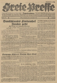 Freie Presse, Nr. 221 Donnerstag 20. September 1928 4. Jahrgang