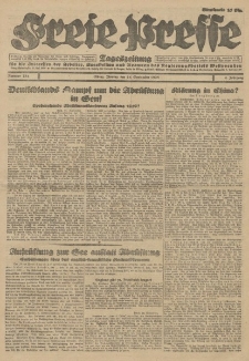 Freie Presse, Nr. 224 Montag 24. September 1928 4. Jahrgang