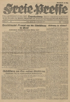 Freie Presse, Nr. 224 Montag 24. September 1928 4. Jahrgang