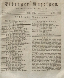 Elbinger Anzeigen, Nr. 35. Sonnabend, 1. Mai 1830