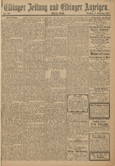 Elbinger Zeitung und Elbinger Anzeigen, Nr. 219 Sonntag 17. September 1893