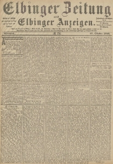 Elbinger Zeitung und Elbinger Anzeigen, Nr. 251 Mittwoch 27. Oktober 1886