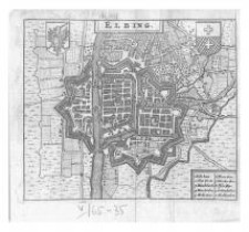 Plan Elbląga wykonany po 1636r.