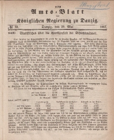 Amts-Blatt der Königlichen Regierung zu Danzig, 29. Mai 1867, Nr. 22