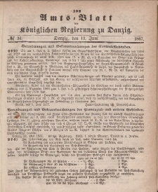 Amts-Blatt der Königlichen Regierung zu Danzig, 12. Juni 1867, Nr. 24