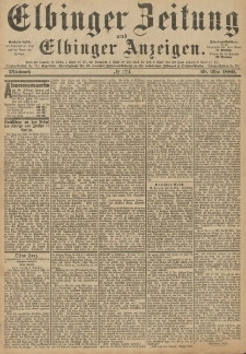 Elbinger Zeitung und Elbinger Anzeigen, Nr. 124 Mittwoch 29. Mai 1889