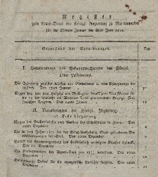 Amts-Blatt der Königl. Preuß. Regierung zu Marienwerder, 1822 ( Register : Januar - Juni)