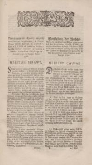 Przypomnienie Sprawy między szlachetnym Magistratem, a pospolstwem Miasta Elblaga, in Deliberatione Sądow J. K. Mći od przeszley