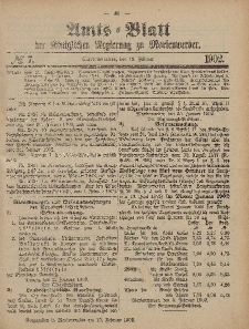 Amts-Blatt der Königlichen Regierung zu Marienwerder, 12. Februar 1902, No. 7.
