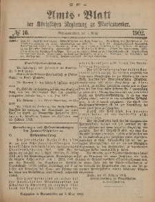 Amts-Blatt der Königlichen Regierung zu Marienwerder, 5. März 1902, No. 10.