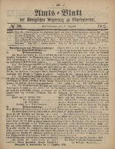 Amts-Blatt der Königlichen Regierung zu Marienwerder, 10. Dezember 1902, No. 50.