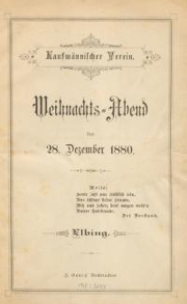 Kaufmännischer Verein : 1880