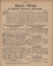 Amts-Blatt der Königlichen Regierung zu Marienwerder, 14. Oktober 1903, No. 41.