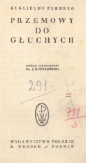 Przemowy do głuchych