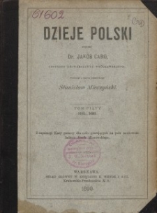 Dzieje Polski : T. 5
