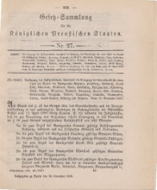 Gesetz-Sammlung für die Königlichen Preussischen Staaten, 21. November, 1893, nr. 27.
