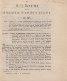 Gesetz-Sammlung für die Königlichen Preussischen Staaten, 23. Dezember, 1893, nr. 28.