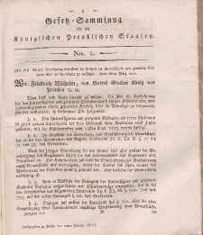Gesetz-Sammlung für die Königlichen Preussischen Staaten, 12. Februar, 1812, nr. 2.