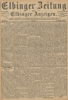 Elbinger Zeitung und Elbinger Anzeigen, Nr. 55 Sonntag 6. März 1887