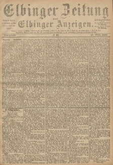 Elbinger Zeitung und Elbinger Anzeigen, Nr. 60 Sonnabend 12. März 1887