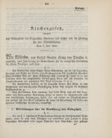 Gesetz-Sammlung für die Königlichen Preussischen Staaten (Kirchengesetz), 1900