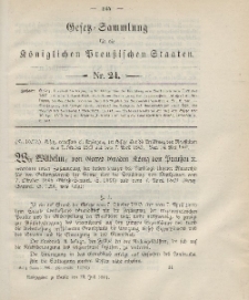 Gesetz-Sammlung für die Königlichen Preussischen Staaten, 18. Juni 1901, nr. 24.