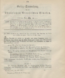 Gesetz-Sammlung für die Königlichen Preussischen Staaten, 30. Oktober 1901, nr. 32.