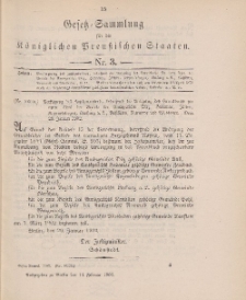 Gesetz-Sammlung für die Königlichen Preussischen Staaten, 14. Februar 1902, nr. 3.