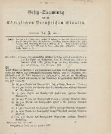 Gesetz-Sammlung für die Königlichen Preussischen Staaten, 13. Februar 1906, nr. 3.