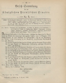 Gesetz-Sammlung für die Königlichen Preussischen Staaten, 13. Februar 1903, nr. 3.