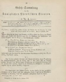 Gesetz-Sammlung für die Königlichen Preussischen Staaten, 24. Februar 1903, nr. 4.