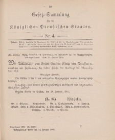 Gesetz-Sammlung für die Königlichen Preussischen Staaten, 14. Februar 1905, nr. 4.