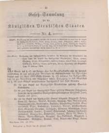 Gesetz-Sammlung für die Königlichen Preussischen Staaten, 26. Februar 1898, nr. 4.