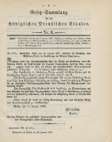 Gesetz-Sammlung für die Königlichen Preussischen Staaten, 28. Januar 1895, nr. 3.